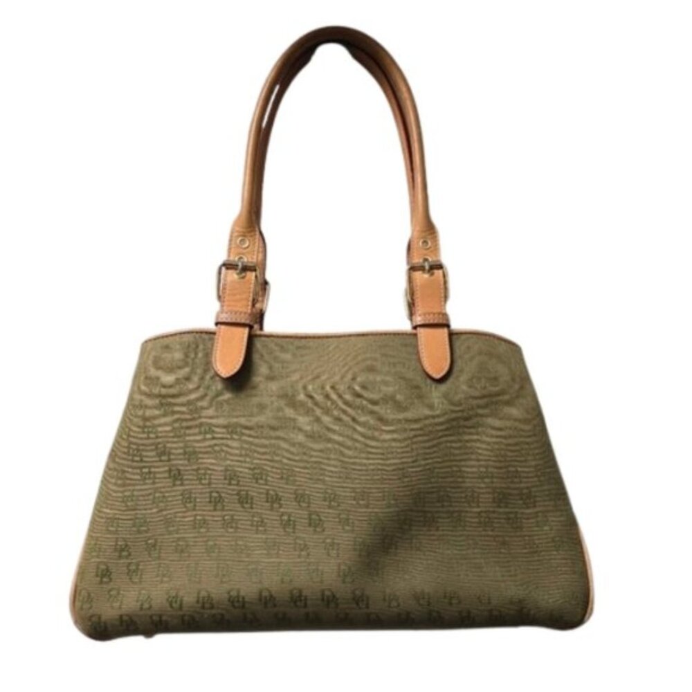 Dooney & Bourke Signature Green Bag - Picture 1 of 16